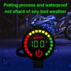 Motorcykel Vattentemperatur Mini Mätare För XMAX250 300 NMAX CB 400 CB500X termometer Spänningsmätare Dubbel display