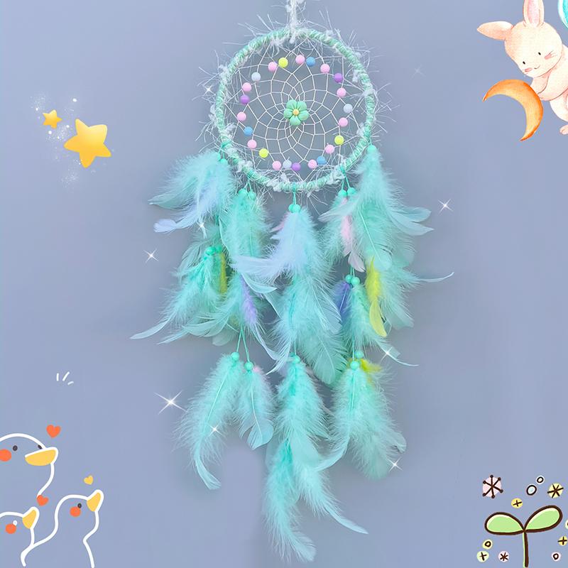Dream Catcher Handmade Wind Chimes Bedroom Curtain Car Hanging Ornaments Wall Pendant Birthday Festival Gifts Home Decor Crafts