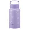 Skater Insulated Stainless Steel Mug Bottle, 350ml, with Screw Handle, Sanrio Kuromi Watercolor Cosmetics, STSC4