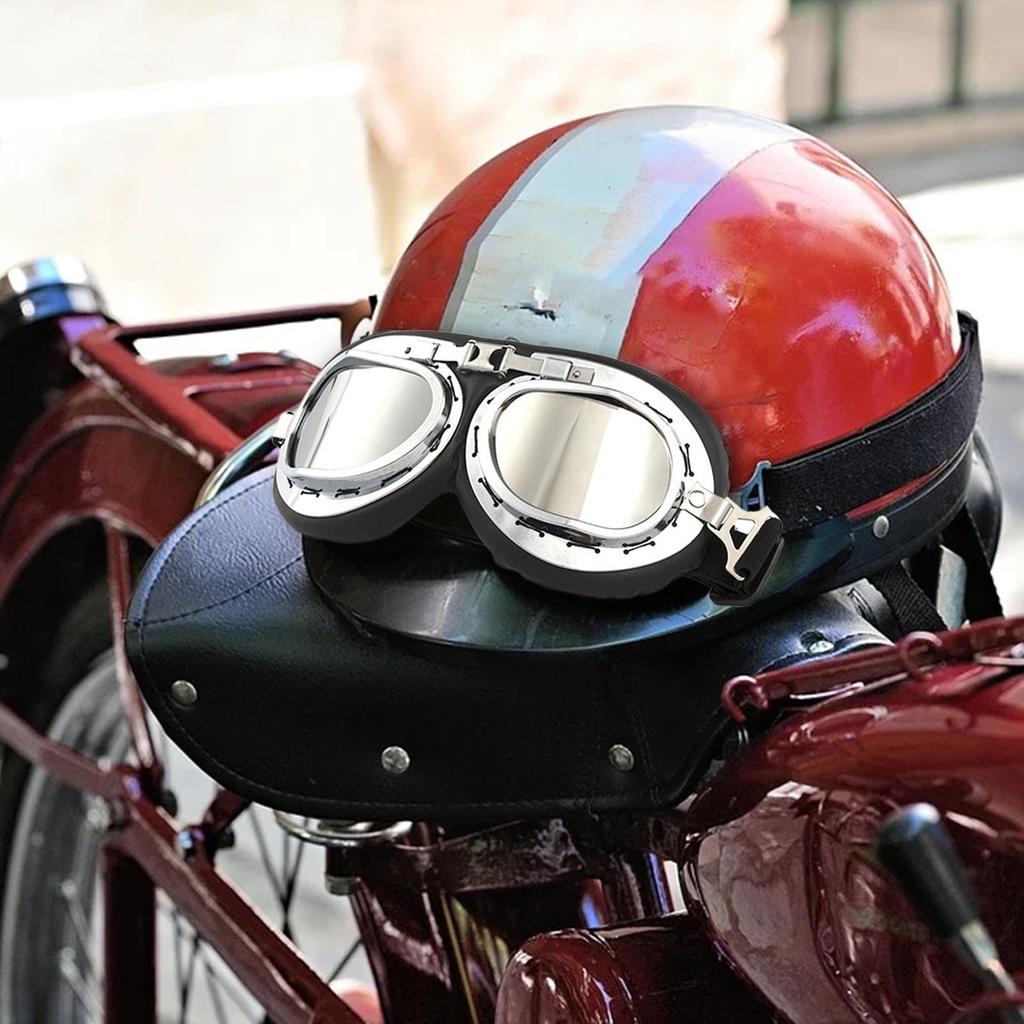 Off Road Goggles, Riding Goggles - Motorcycle Goggles Vintage Motorcycle Riding Goggles - Outdoor