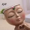 Indoor Outdoor Garden Decor Face Planter Pot, Cute Resin Head Vase for Succulents Flowers, Decorative Flower Pots Unique Bedroom Desk Shelf
