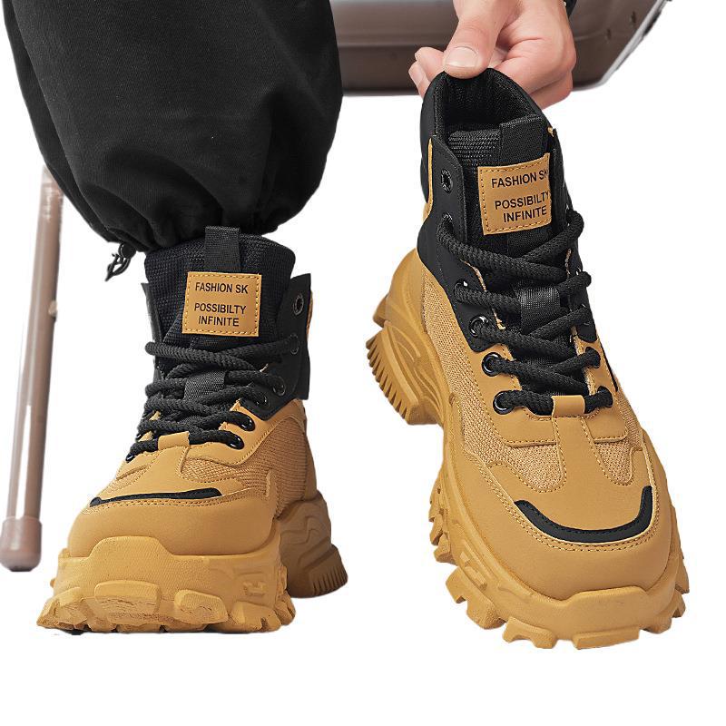 Chaussures de Randonnée Warrior Noires pour Homme 2025 - Antidérapantes, Extérieur, Sports d'Été et d'Automne, Chaussures de Papa