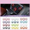 Audio Knob Air Switch Conditioning Decorative Ring Cover Fit For Dodge Charger Challengerdurangochrysler 300c Abs Car Accessories