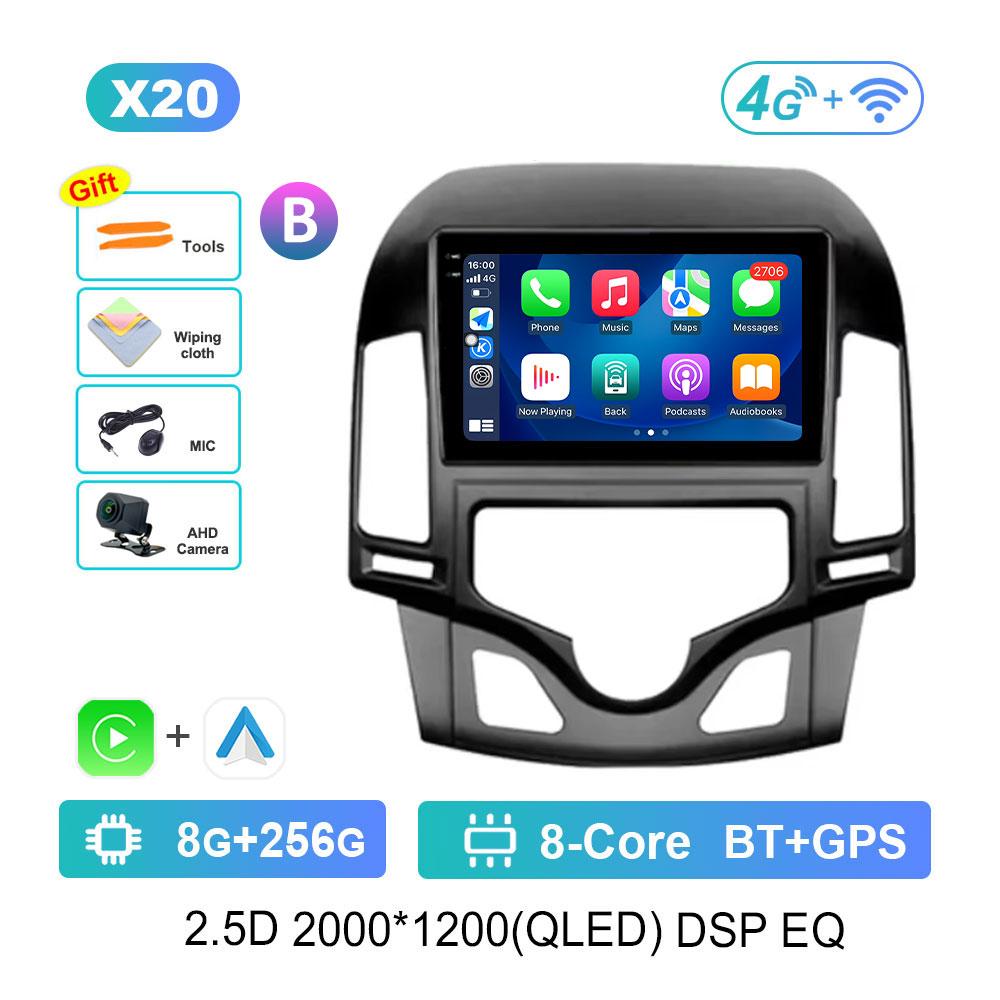 Android OS Car Radio Multimedia Player for Hyundai I30 2006 - 2011 WiFi GPS Navigation DSP Stereo Split Screen BT Head Unit