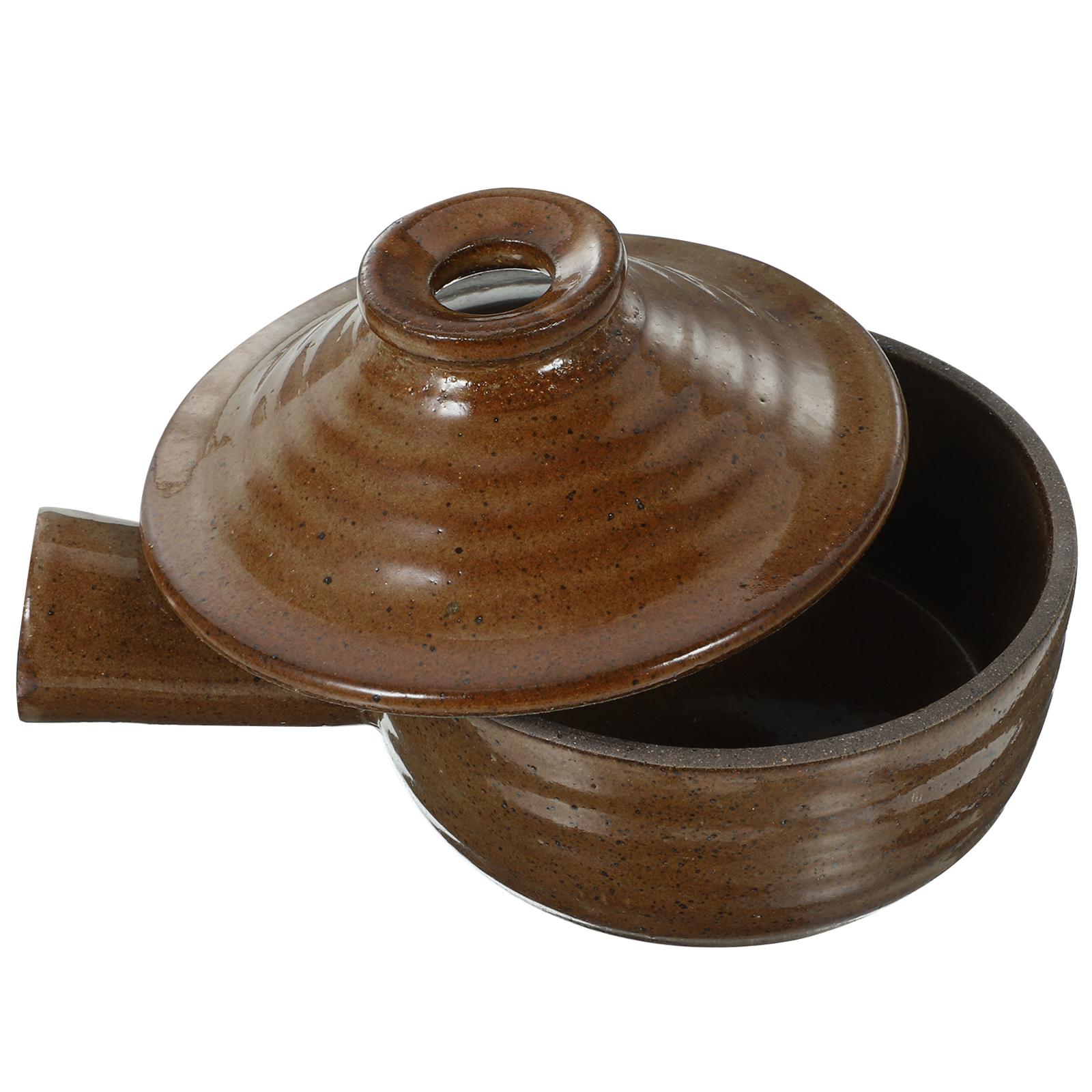 

Кастрюля Barro, мини-сковорода для микроволновой печи, антипригарное покрытие, кухонная утварь, коричневый керамический противень для духовки коричневый