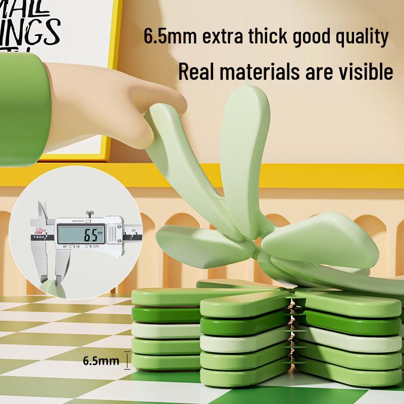 Gradient Color Silicone Placemat - Heat-Resistant, Anti-scalding Christmas Mat