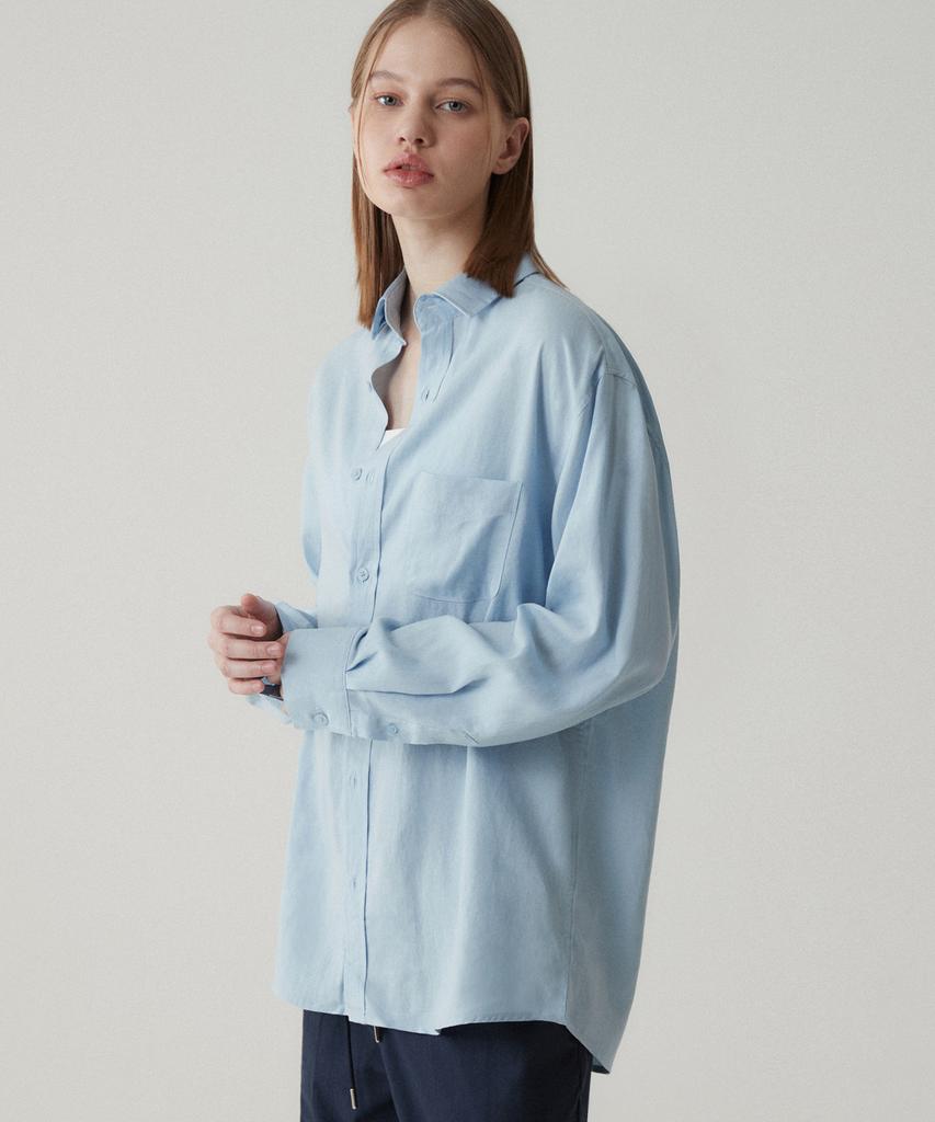 SUARE WOMEN Essential Tencel Linen Oversized Shirt - 9 Colors