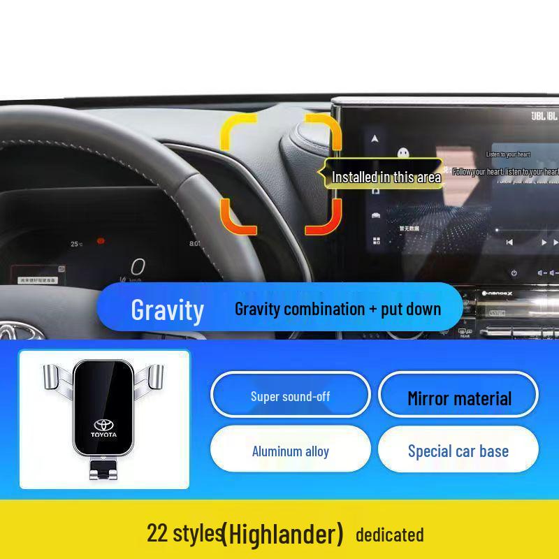 Car Phone Holder for 2021 Toyota Corolla, Levin, RAV4, Wildlander, and Camry