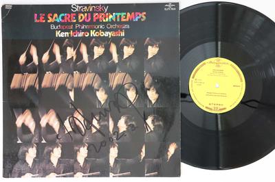LP Plaat KENICHIRO KOBAYASHI, BUDAPEST PHILH - Stravinsky Le Sacre Du Printemps SLPX11841 HUNGAROTON 1976 Hongarije Klassiek Gebruikt