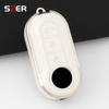Fashion Tpu Car Key Case Cover Shell For Fiat 500 Ducato Panda 500L Punto Lancia Musa For Citroen Car Keyring Luxury Keychain