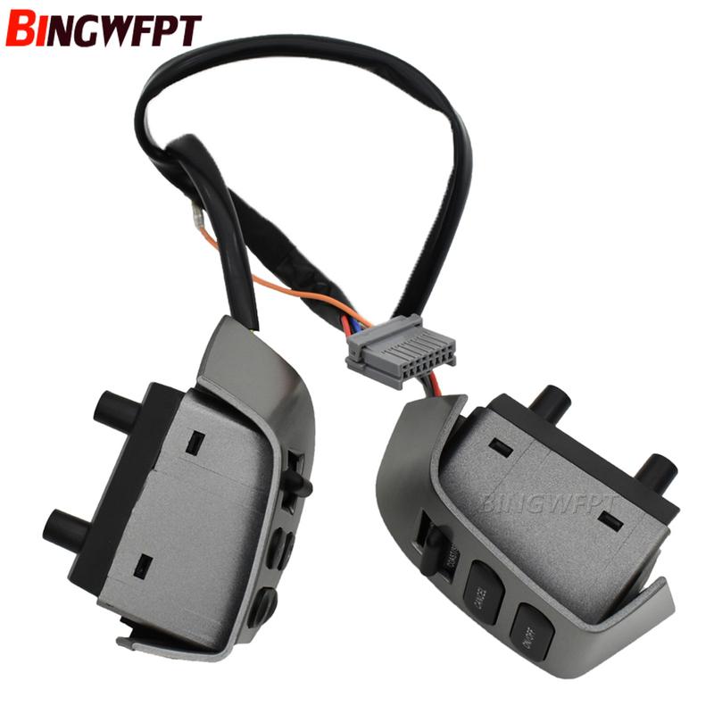 NEW FOR Nissan LIVINA & FOR Nissan TIIDA & For SYLPHY Steering Wheel Control Switch With Backlight Car Accessories Buttons
