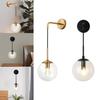 Modern Led Wall Lamp Glass Ball Sconce Lighting Indoor Living Bedroom Kitchen