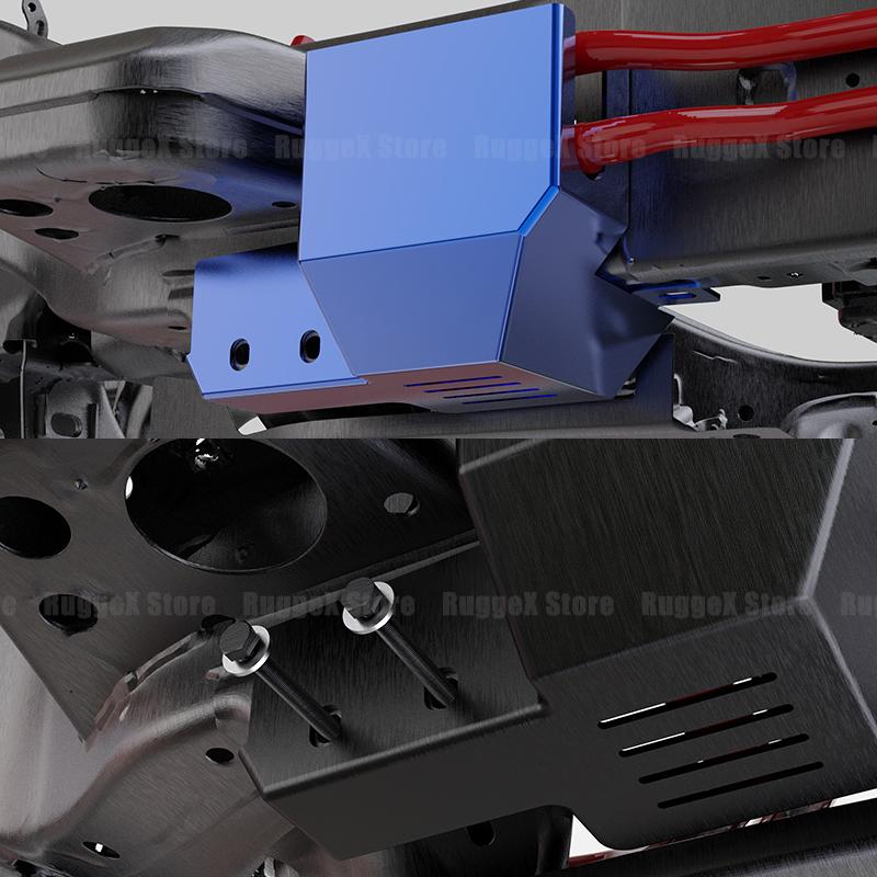 Condenser Guard Metal 3mm For BYD SHARK 6 Coolant Pipe Guard Impact Protection Chassis Protection Heat Dissipation Auto Parts