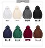 500g Drop Shoulder Fleece Hoodie with Pockets – Thick, Loose Fit Sweatshirt for Couples