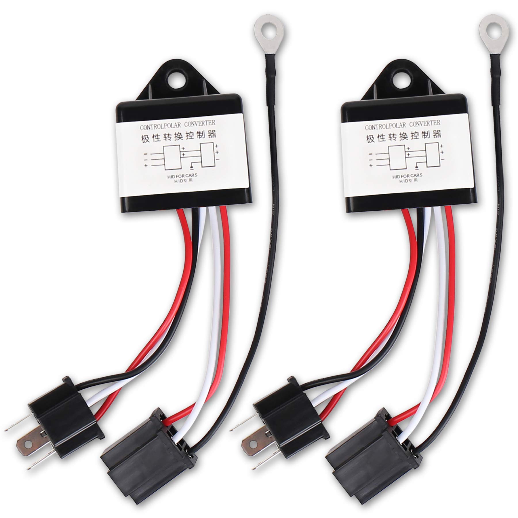 

MOVOTOR Реле преобразования полярности Отрицательное управление Автомобильный многофункциональный релейный блок Фара H4 HID