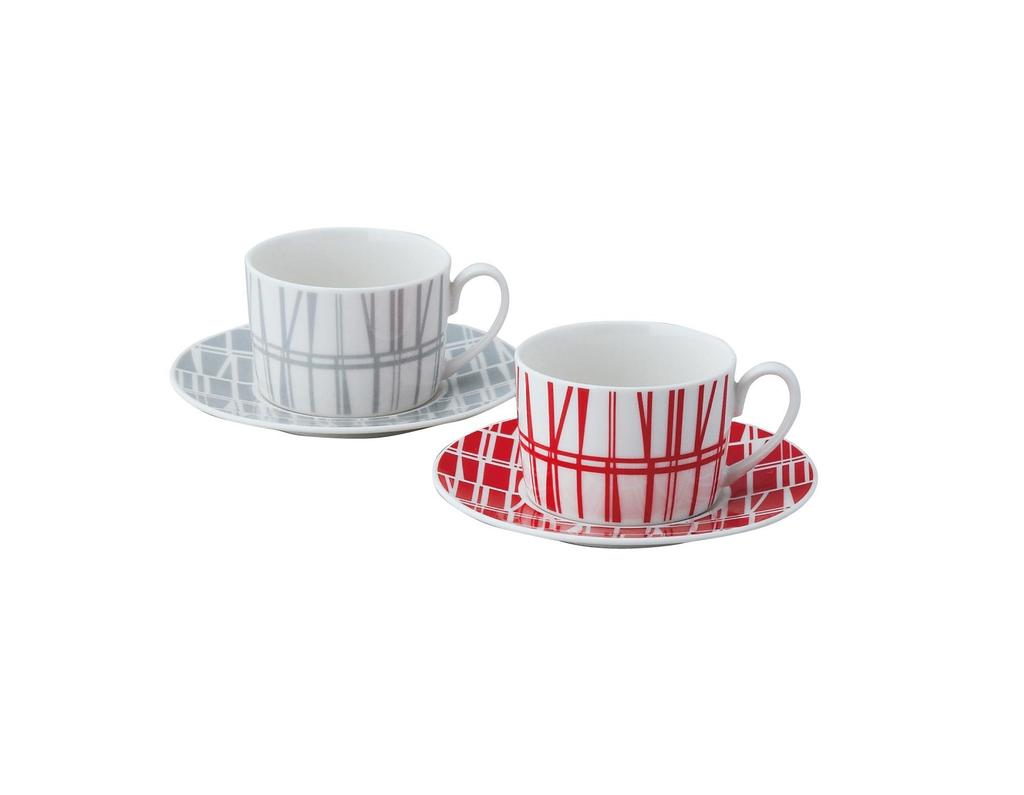 Finlayson Corona Pair Coffee Cup and Dinnerware Set FIN10-1
