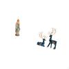 Blessed Mary And Reindeer Figurine Decorative Artwork Resin Sculpture for Office Desk Living Room