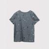 Summer Round Neck 3D Sun and Moon Print Top Fashionable Casual Short Sleeved Women's T-shirts