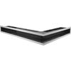 Vent Cover LUFT Corner Left 76,6x54,7x9 Polished Slim