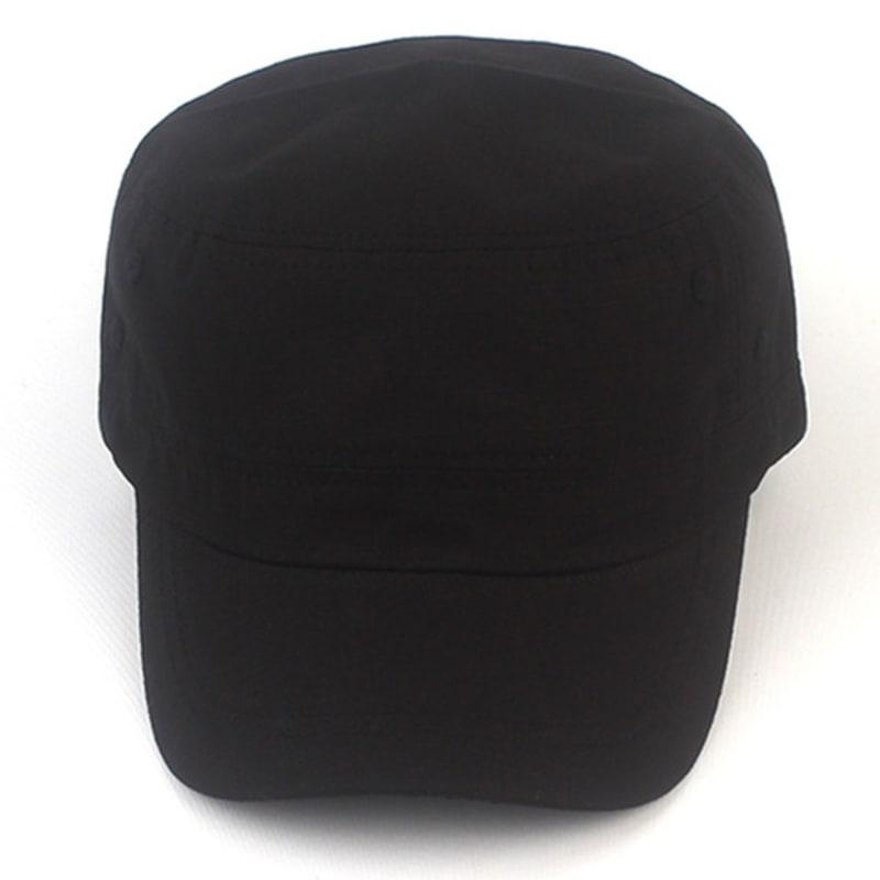 Universal Chemistry Basic Cotton Black Military Cap Marine Cap