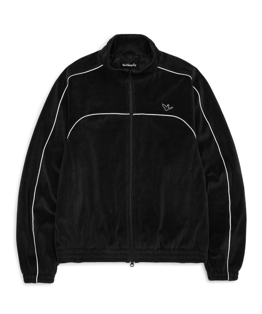Mark Gonzales Angel Velvet Track Jacket - Black