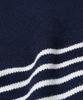 FRIZMWORKS Wool Stripe Relax Knit _ Navy