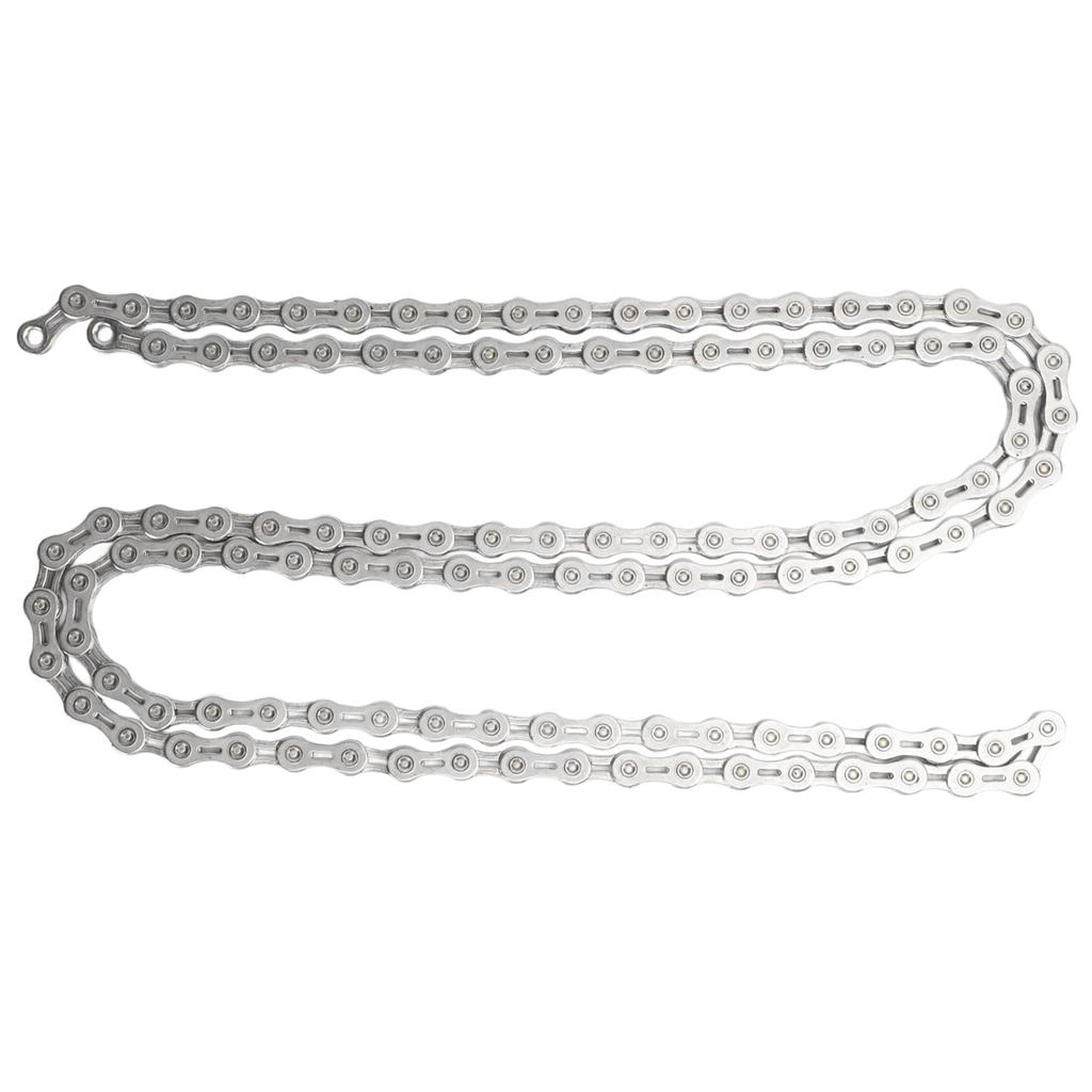 WAKE Jízdní kolo 10 rychlostí Elektrogalvanizovaný stříbrný řetěz Horská silniční kolo 116 článků Řetězy