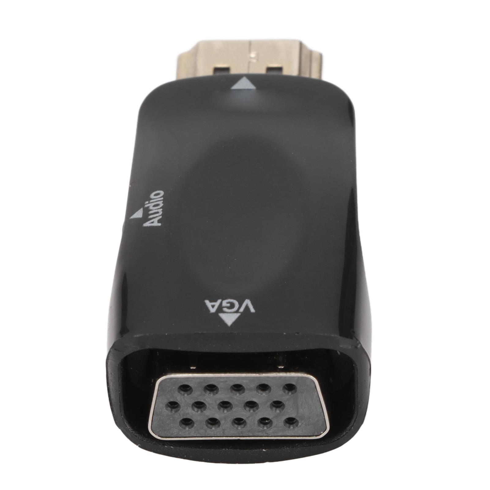 

Конвертер HD-мультимедийного интерфейса в VGA, адаптер конвертера HD 1080P с интерфейсом 3,5 мм