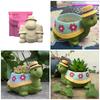 Durable 3D Silicone Mold Silicone Casting Mould Turtle Shape Silicone Craft Molds for Making Concrete Resin Flowerpot