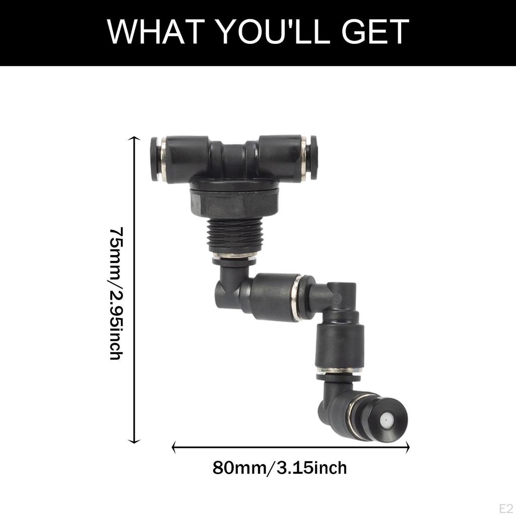 Reptile Mister Nozzle Degree Adjustable Mist Sprinkler Misting Spray for Terrarium