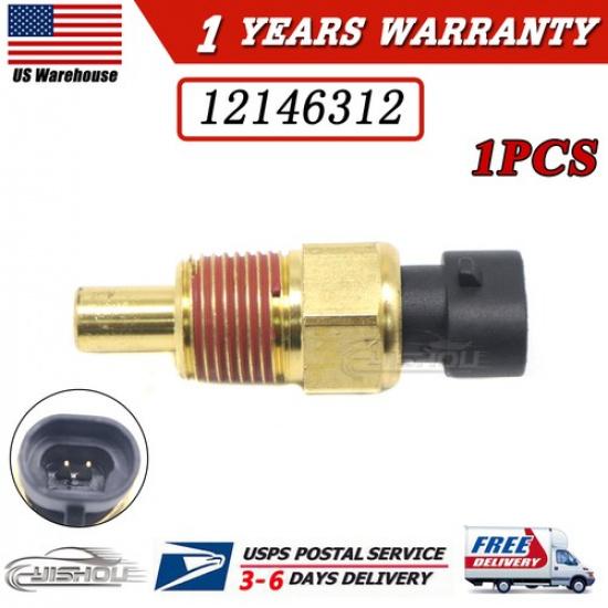 Engine Coolant Temperature Sensor Water Temp Sender for Chevy GMC Buick 12146312