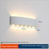 LED Outdoor Four-Leaf Clover Wall Light - Up and Down Beam Decoration for Garden and Exterior Walls.
