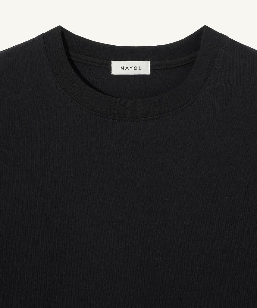 MAYOL Premium Supima Cotton Short Sleeve T-Shirt_Black