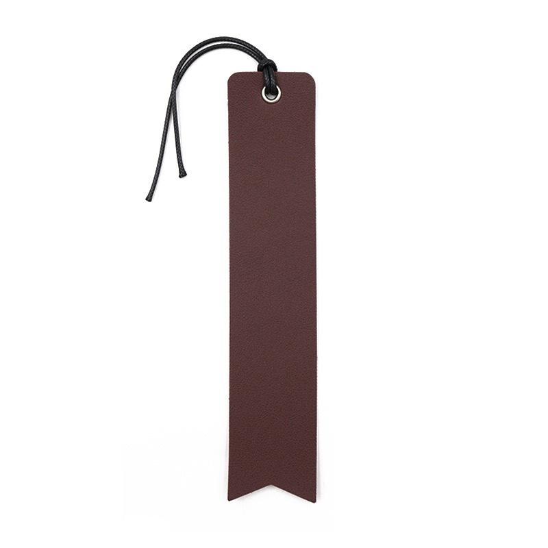 In Stock Cross-border PU Leather Laser Bookmark Strap.