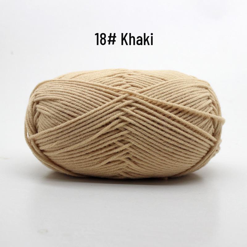 Medium Thick Handmade Cotton Baby Yarn for Knitting, Crochet, and DIY Projects