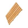 Bathroom Storage Platform with Open Slatted Top and Raised Feet for Shower Area, Sink Side, Tub Side, and Daily Use