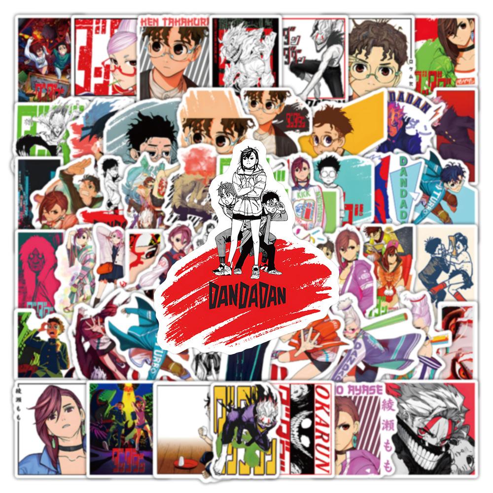 10/30/50pcs Anime Dandadan Graffiti Stickers Cartoon Momo Ayase Decal DIY Guitar Luggage Laptop Classic Manga Sticker