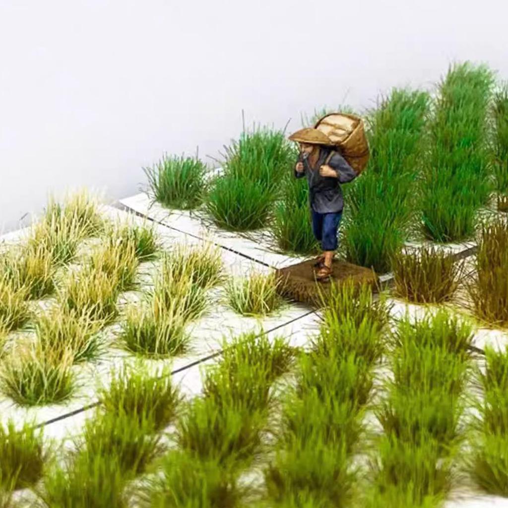 seimeinoki Model Grass Flower Flower Railway Model Model Scenery Miniature Educational DIY Lawn Landscapes 120 120-Piece Set Flowers, Dioramas,