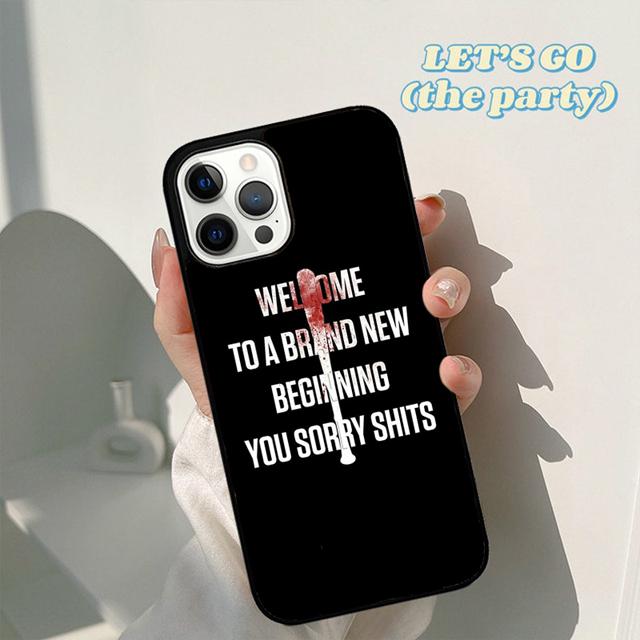 

Negan The Walking Dead Phone Case Back Cover for iPhone 17 Air 16 15 14 13 11 12 Pro Max Plus Shell Coque iPhone 13