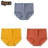 3 Pcs/lot Women's Underpants Soft Cotton Panties Girls High Waist Briefs Striped Panty Sexy Female Underwear Big Size M-XXL