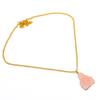 Rose Quartz Gemstone Handmade 925 Sterling Silver Jewelry Necklace 20" GK-3995