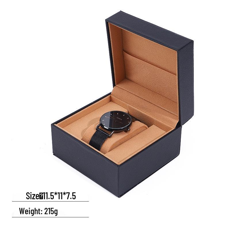PU Watch Box: Flip-Top Display & Storage for a High-End Feel