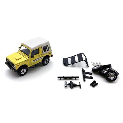 BM Creations Suzuki Jimny (JA11) Yellow (Japanese Version) RHD 1/64 Scale Model Kit 64B0170