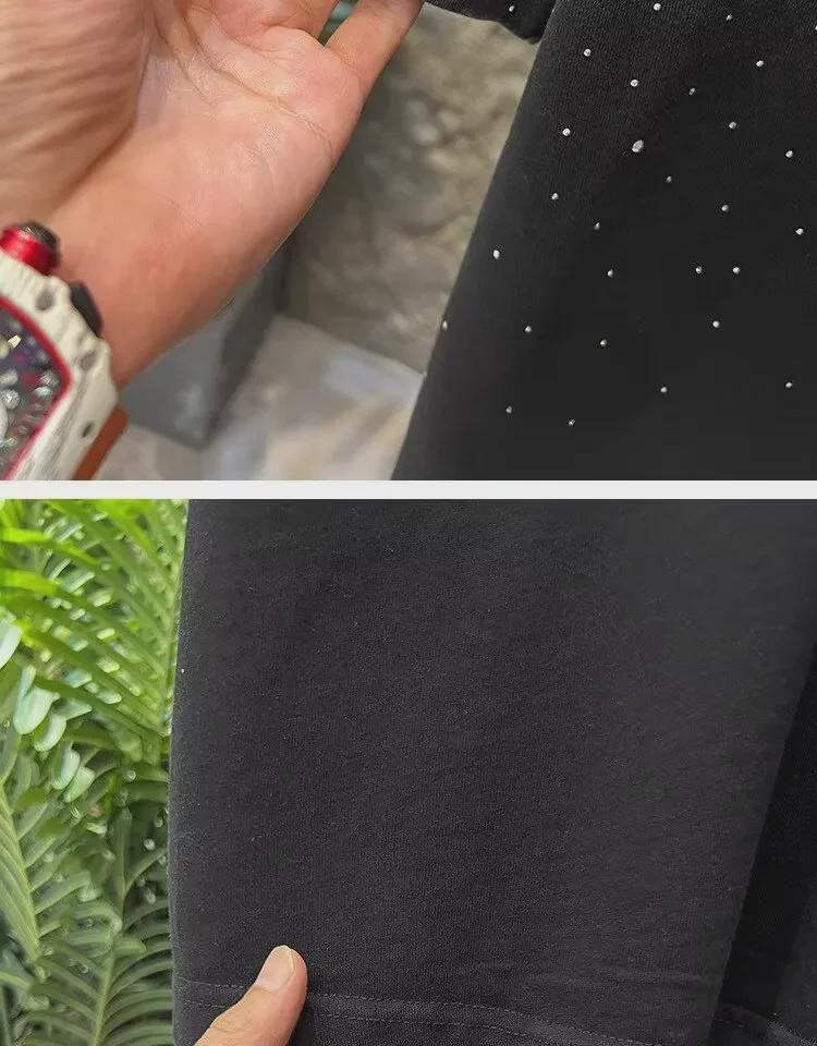 2025 European Luxury Men's Star-Studded Short Sleeve T-Shirt