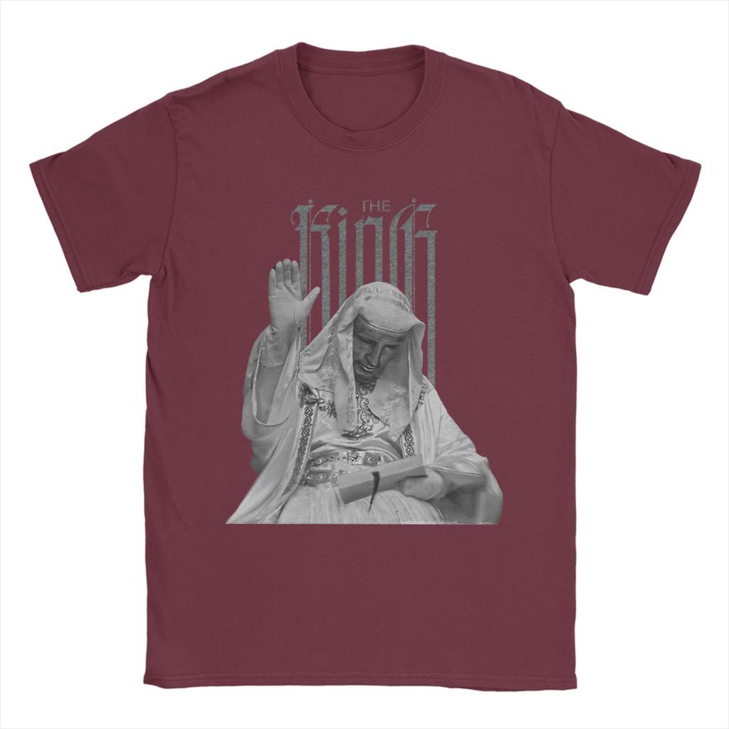 The Lepre King Baldwin IV T Shirt for Men 100 Cotton Novelty TShirts Crew Neck  Tees Short Sleeve Tops Adult
