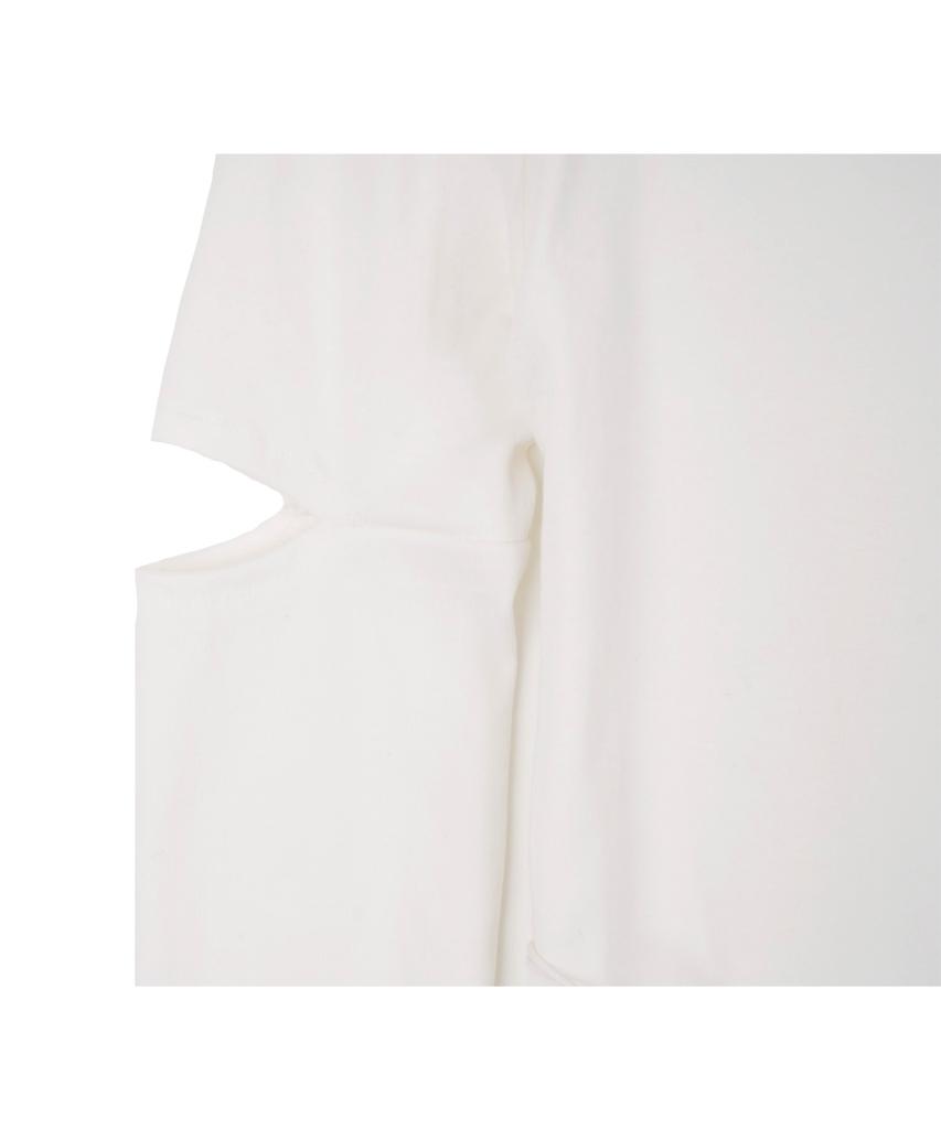HIGH SCHOOL DISCO Strap One-Shoulder Long Sleeve_Ivory