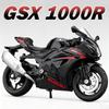 1:18 Gsx1000R Hayabusa R1 Cbr1000Rr Model Motorbike Toys Metal Diecast Front Wheel Steering Shock Absorption Ornament Motorcycle