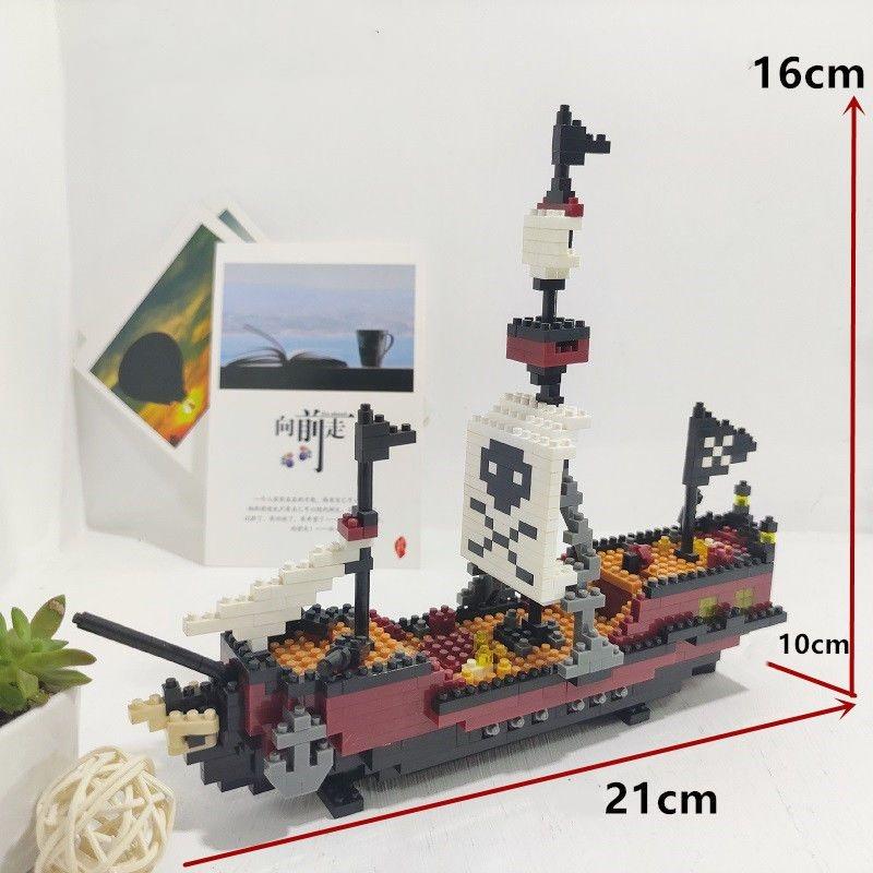 Adventure Themed Ship Micro Mini Building Block Set: The Ultimate Dreamer - A Unique Gift, Ideal Toy for Enthusiasts To Collect