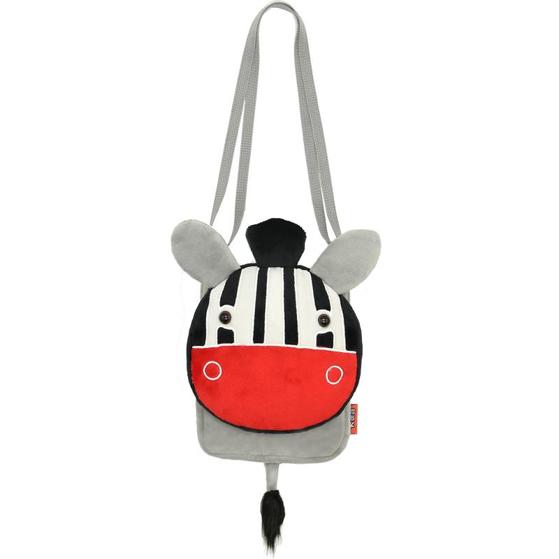 Милая мультяшная сумка через плечо с животными, детская повседневная сумка на плечо, плюшевая мини-сумка на плечо