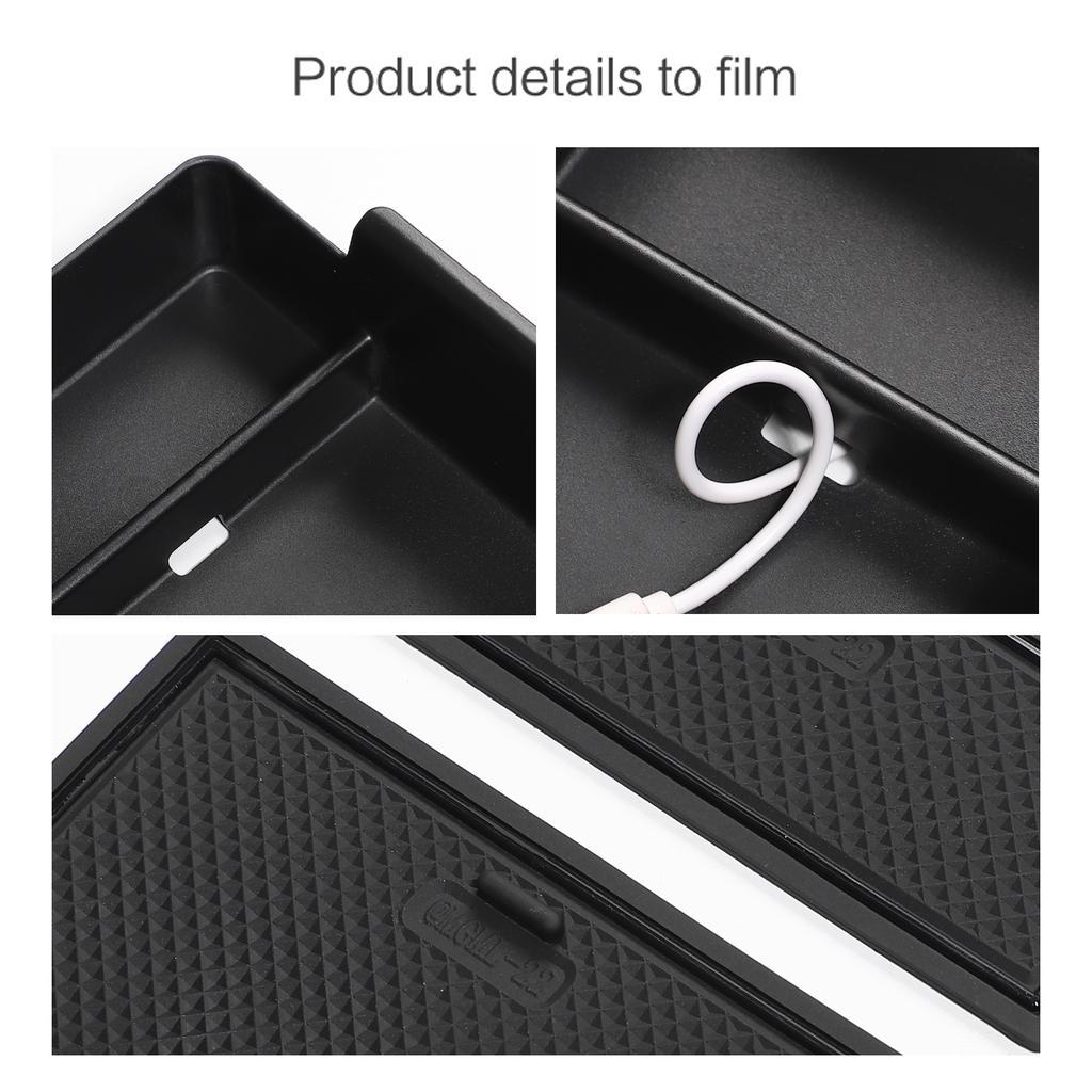 for MG4 MG 4 EV 2022-2024 Central Armrest Storage Box Car Center Console Tray Organizer Tidying Accessories